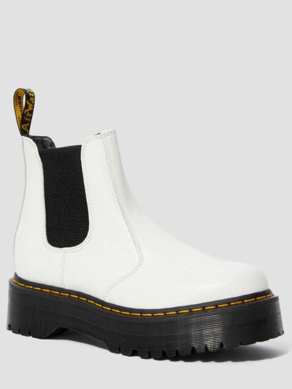 Dr Martens 2976 Smooth Leather Platform Chelsea Boots Size 6 W